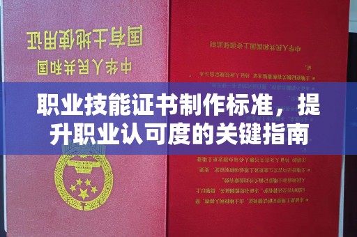 隆尧职业技能证书制作标准，提升职业认可度的关键指南